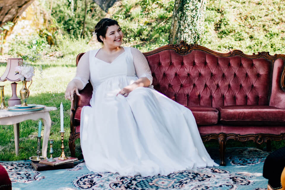 choisir une robe de mariée grande taille